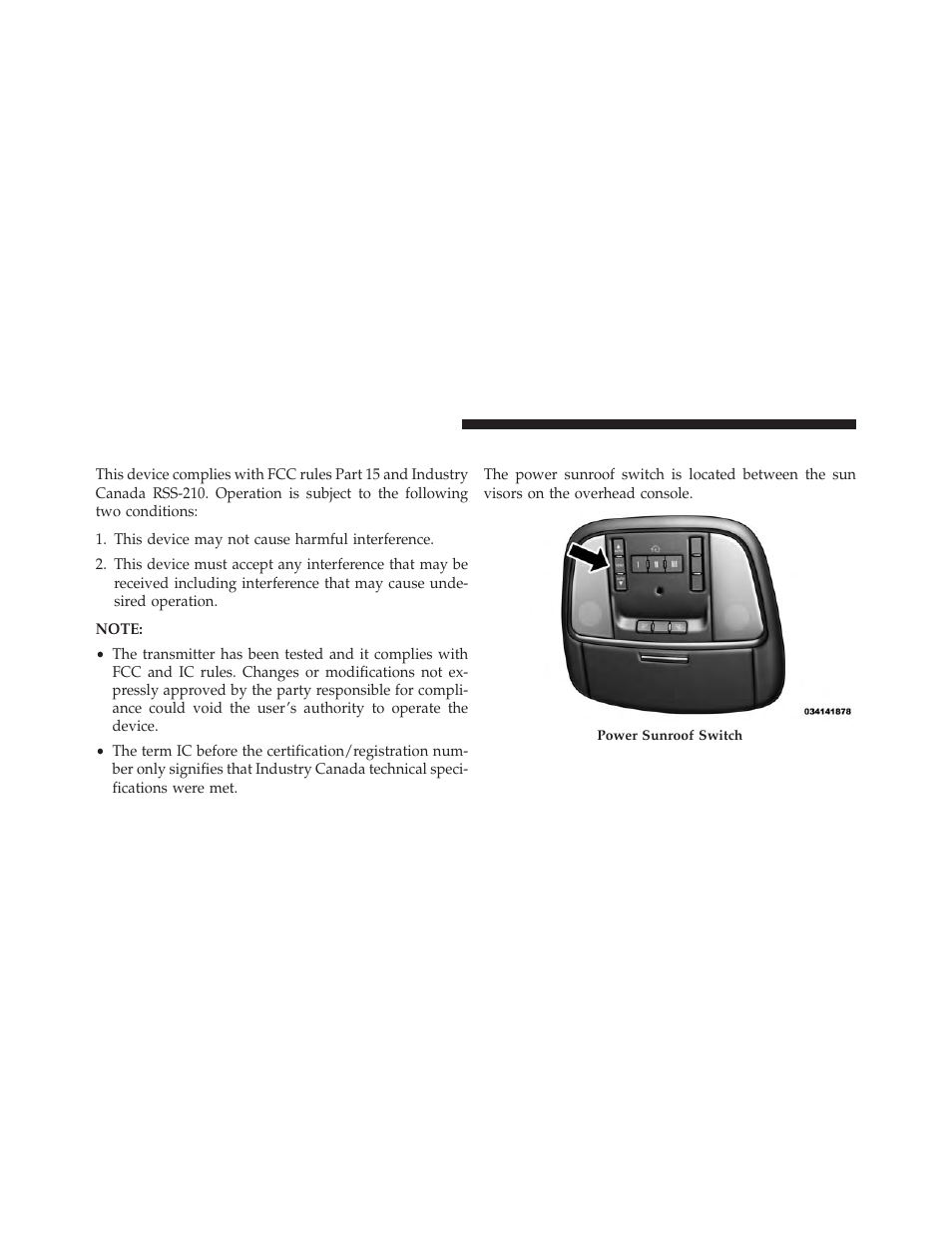 General information, Power sunroof — if equipped | Dodge 2013 Charger-SRT - Owner Manual User Manual | Page 290 / 595