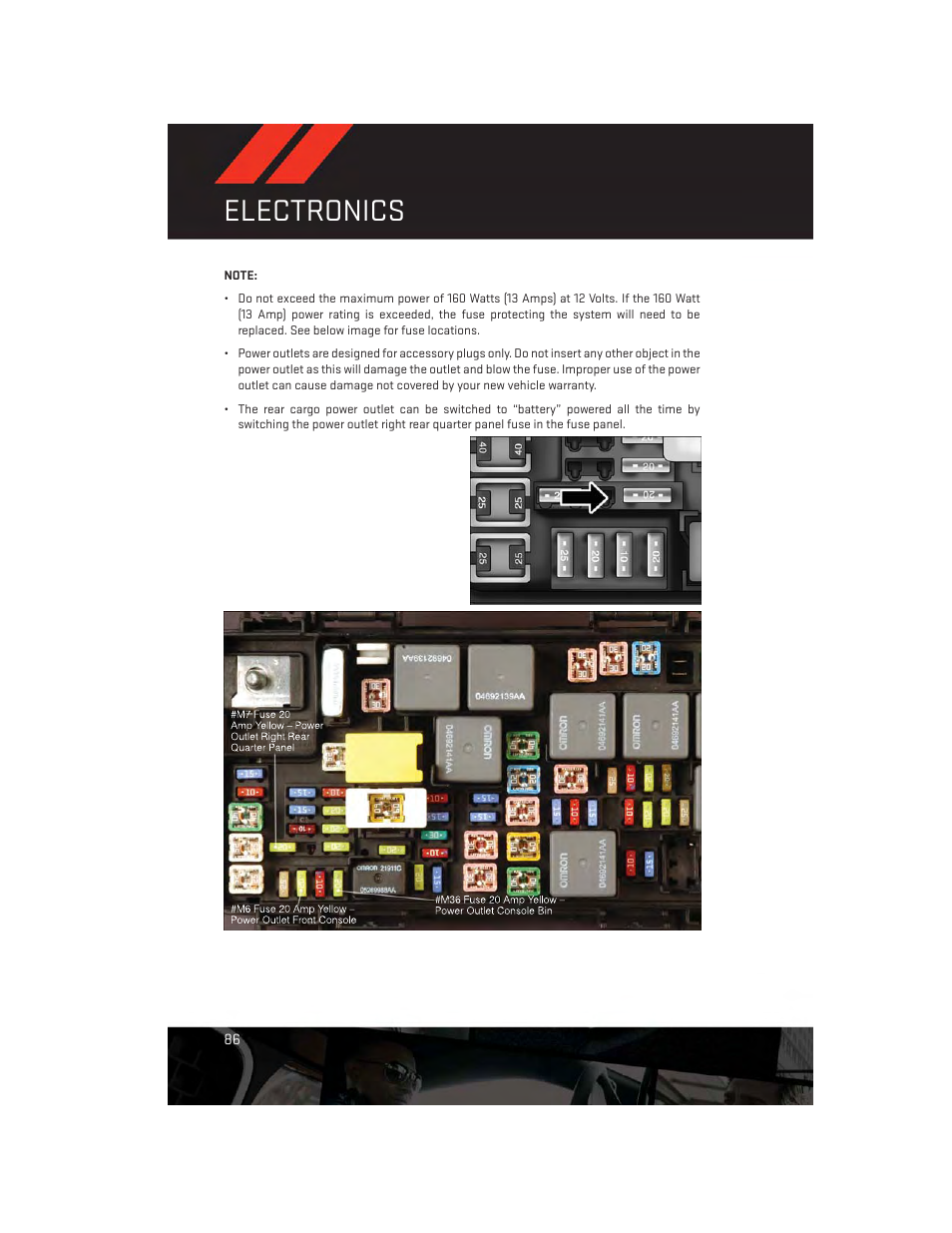 Electronics | Dodge 2013 Durango - User Guide User Manual | Page 88 / 140