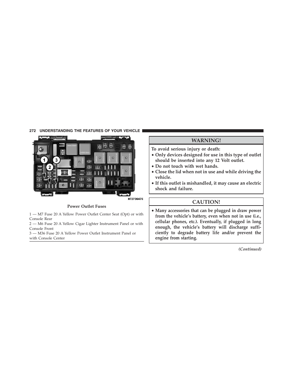 Dodge 2013 Grand_Caravan - Owner Manual User Manual | Page 274 / 683