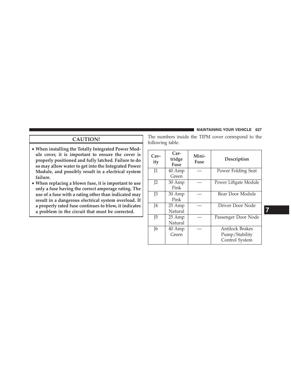Dodge 2013 Grand_Caravan - Owner Manual User Manual | Page 629 / 683