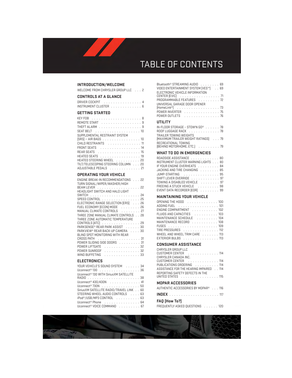 Dodge 2013 Grand_Caravan - User Guide User Manual | Page 3 / 132
