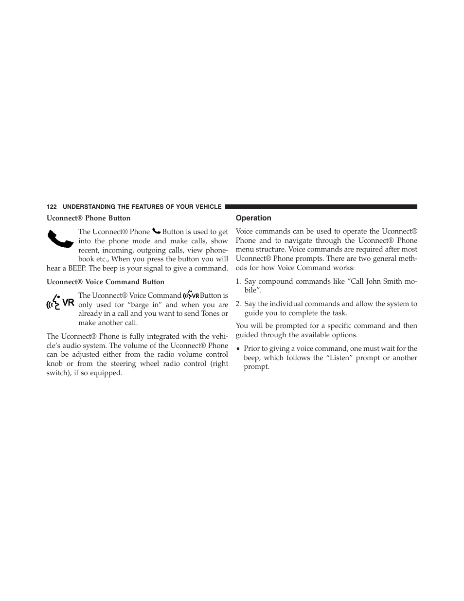 Operation | Dodge 2013 Journey - Owner Manual User Manual | Page 124 / 630