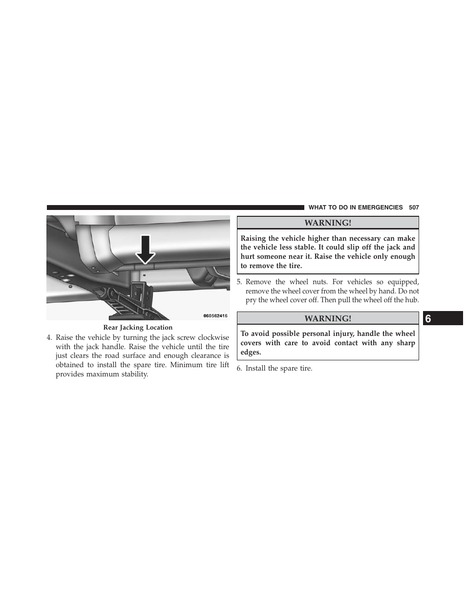 Dodge 2013 Journey - Owner Manual User Manual | Page 509 / 630