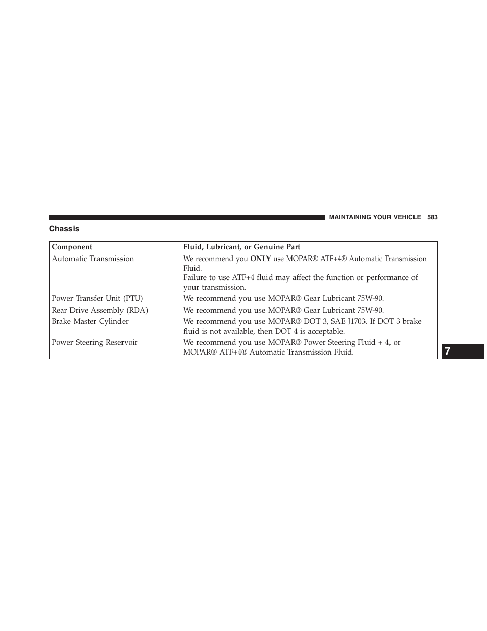 Chassis | Dodge 2013 Journey - Owner Manual User Manual | Page 585 / 630