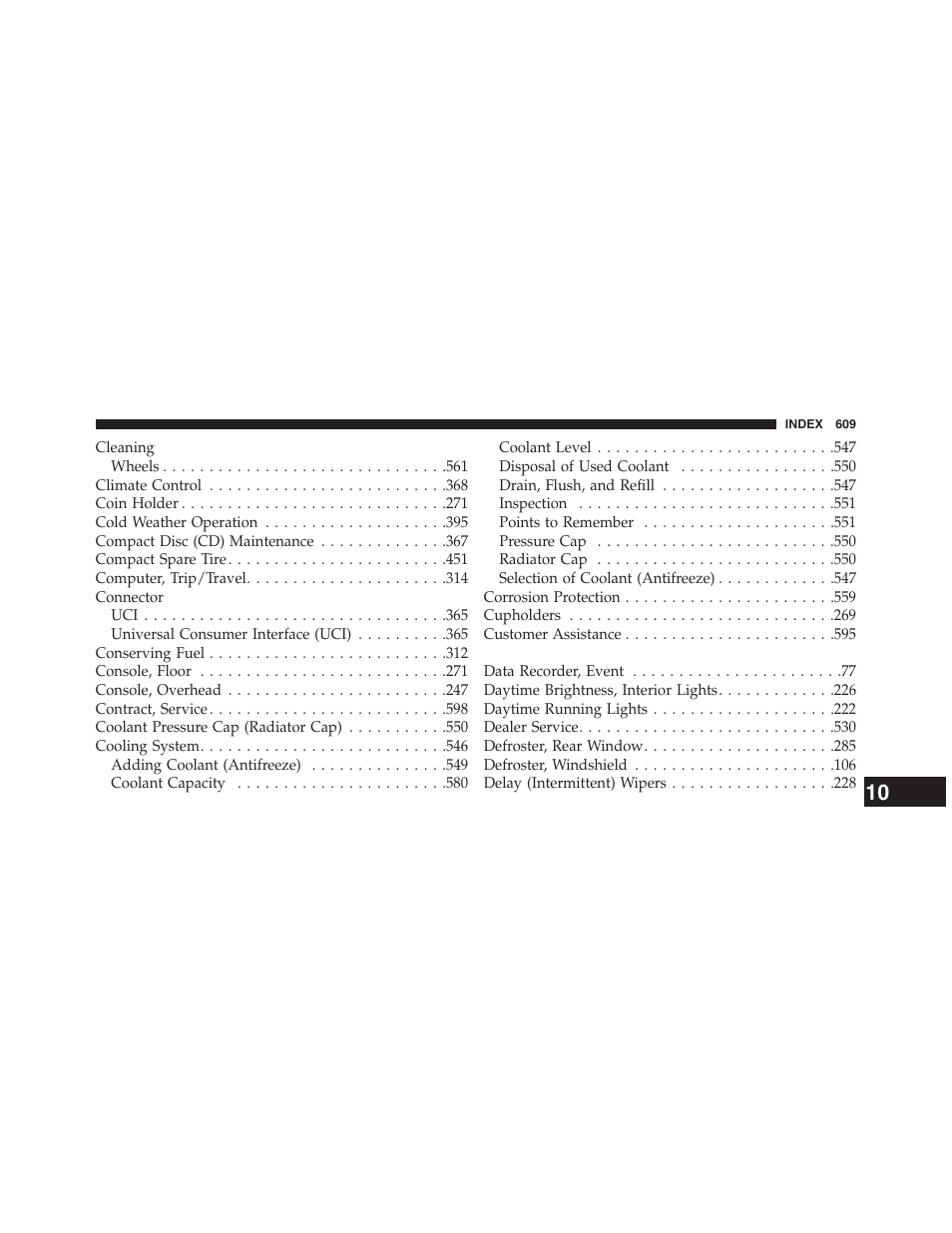 Dodge 2013 Journey - Owner Manual User Manual | Page 611 / 630