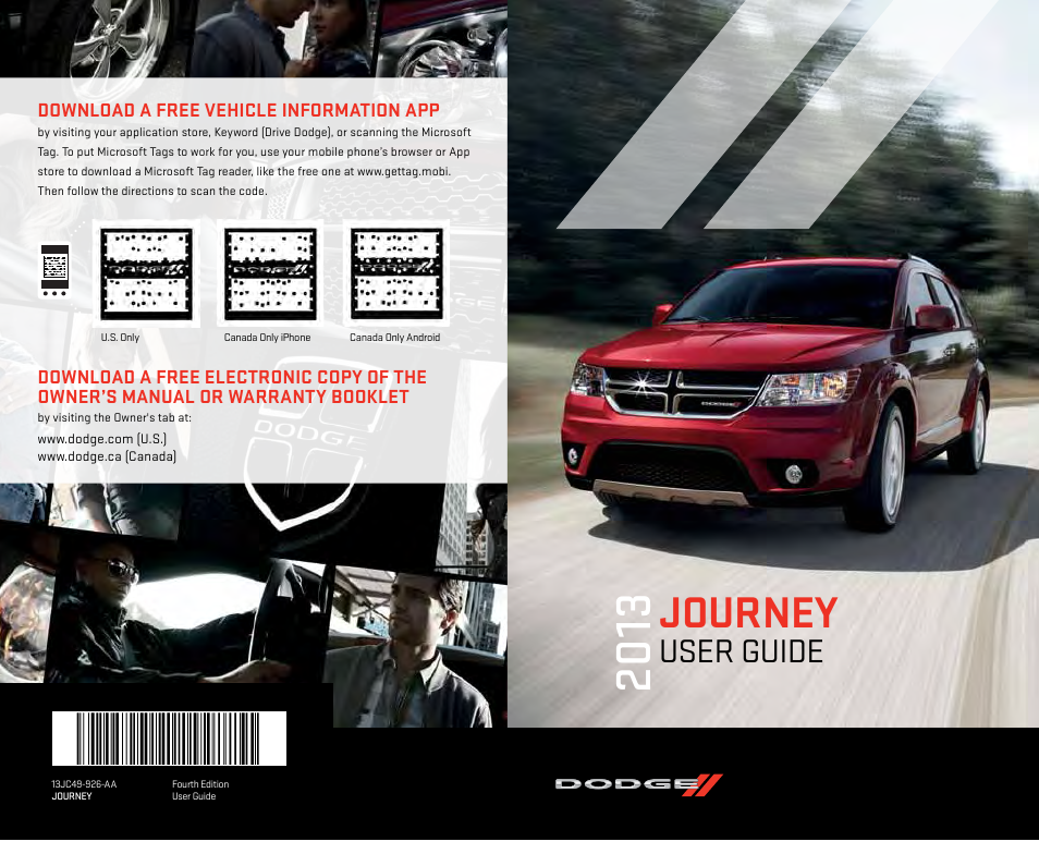 Dodge 2013 Journey - User Guide User Manual | 116 pages