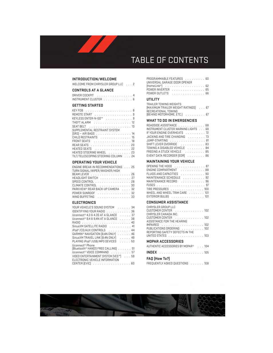 Dodge 2013 Journey - User Guide User Manual | Page 3 / 116