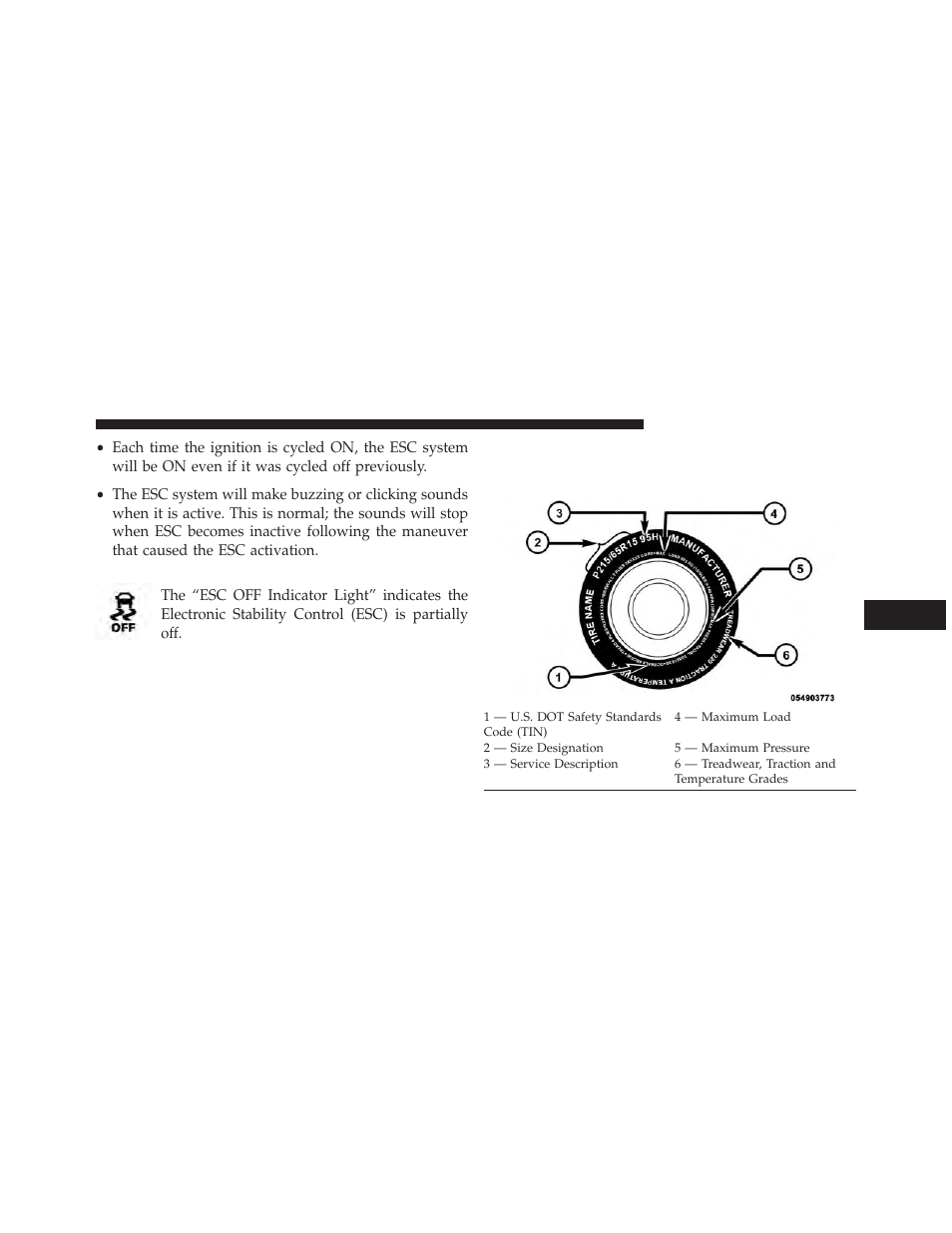 Tire safety information, Tire markings | Dodge 2014 Avenger - Owner Manual User Manual | Page 337 / 517