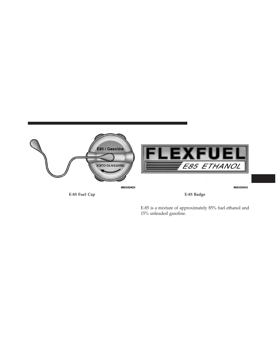 Ethanol fuel (e-85) | Dodge 2014 Avenger - Owner Manual User Manual | Page 375 / 517