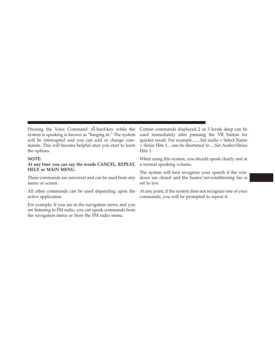 Ram Trucks UCONNECT 730N for Jeep User Manual | Page 108 / 210