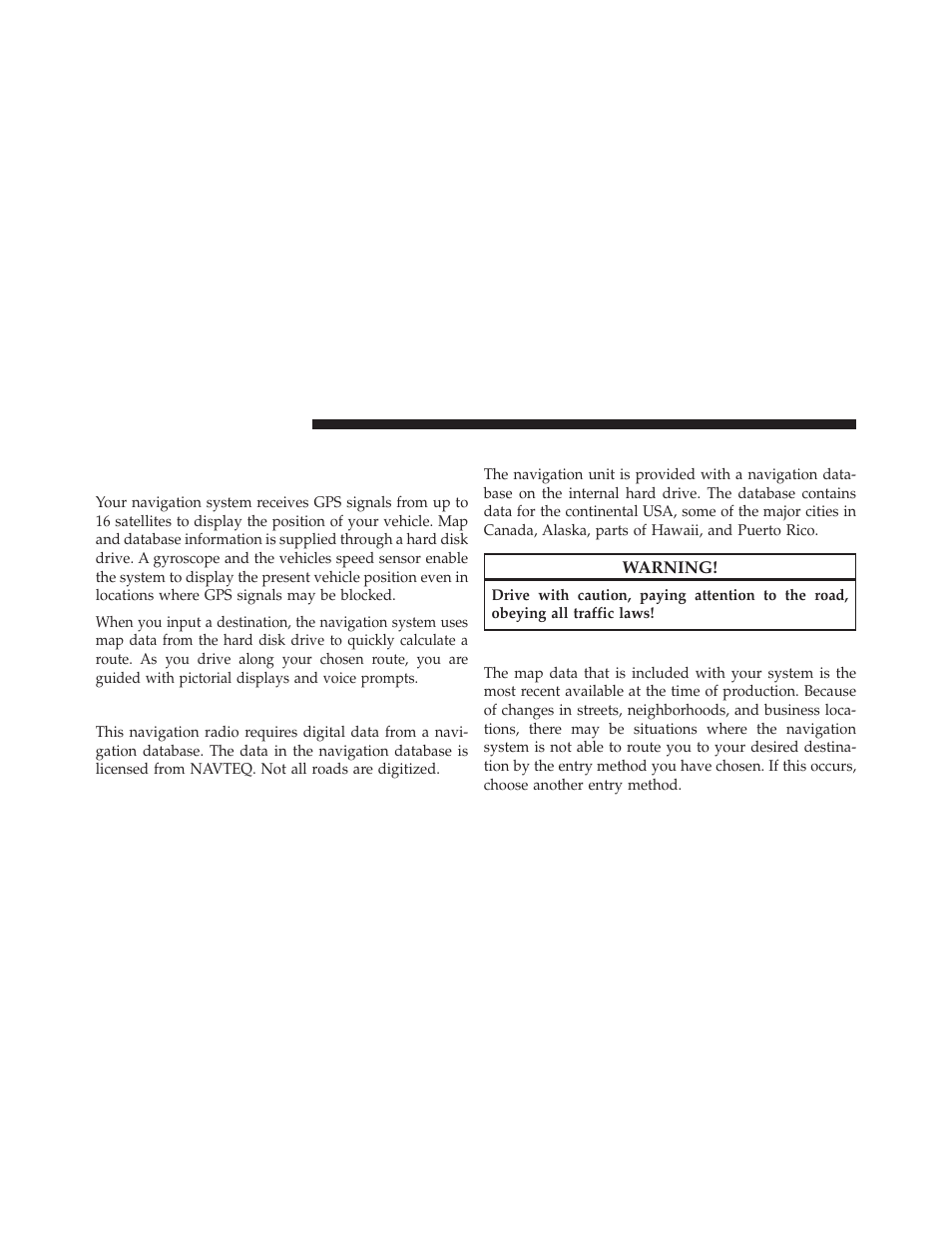 General notes, System overview, Navigation software | Navigation database, System limitations | Ram Trucks UCONNECT 730N for Jeep User Manual | Page 131 / 210