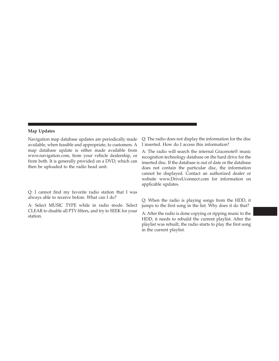 Troubleshooting, Radio, Disc | Ram Trucks UCONNECT 730N for Jeep User Manual | Page 206 / 210