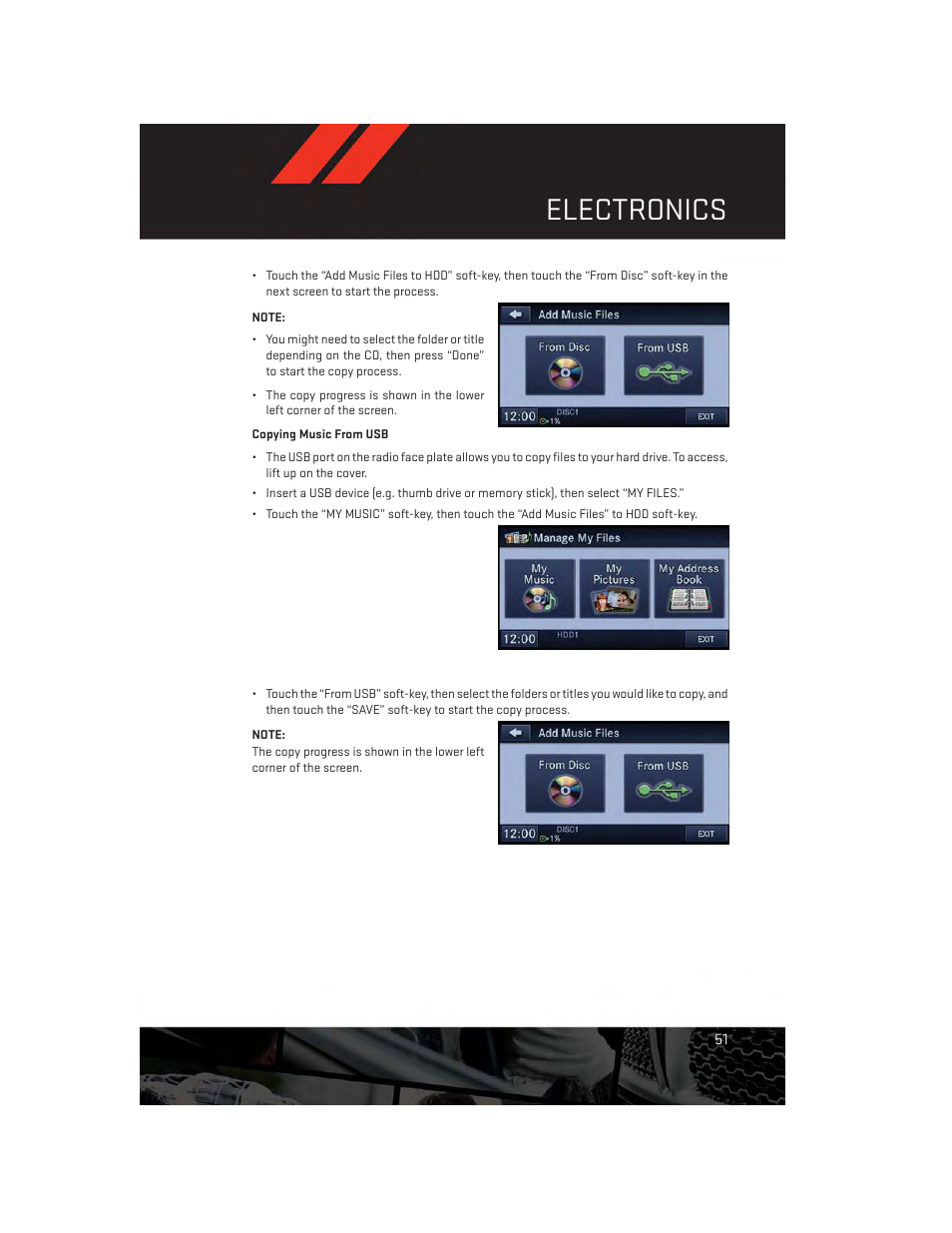 Electronics | Dodge 2014 Avenger - User Guide User Manual | Page 53 / 124