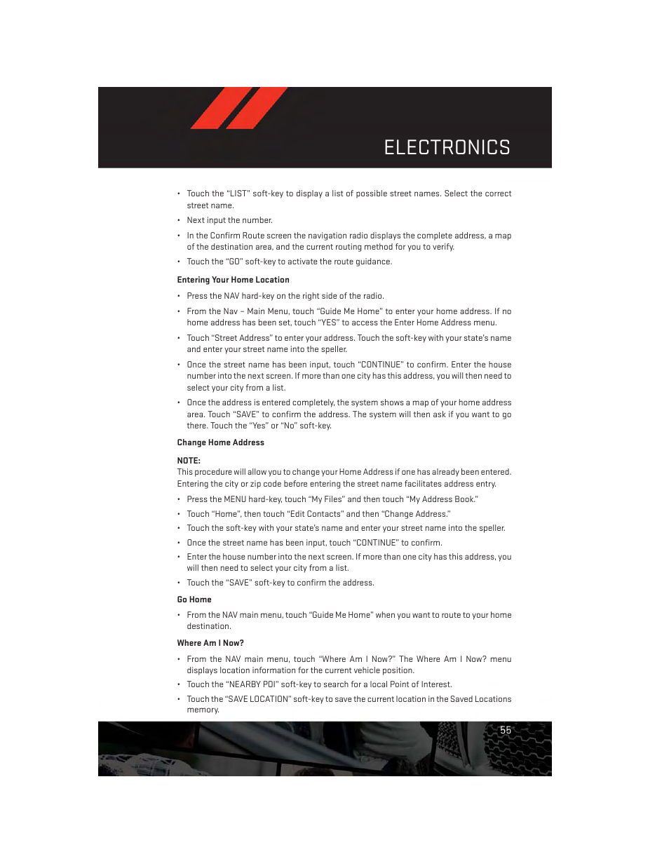 Electronics | Dodge 2014 Avenger - User Guide User Manual | Page 57 / 124