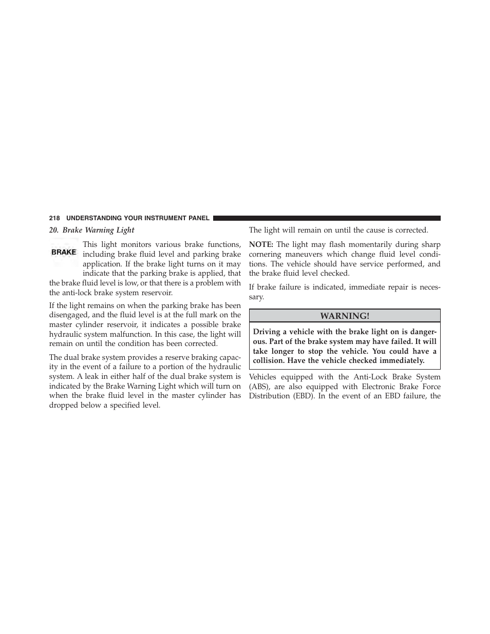 Dodge 2014 Challenger - Owner Manual User Manual | Page 220 / 541