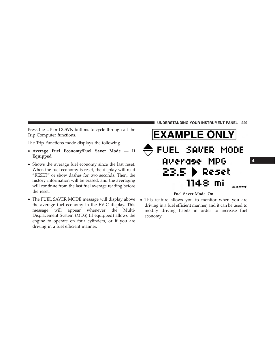 Dodge 2014 Challenger - Owner Manual User Manual | Page 231 / 541