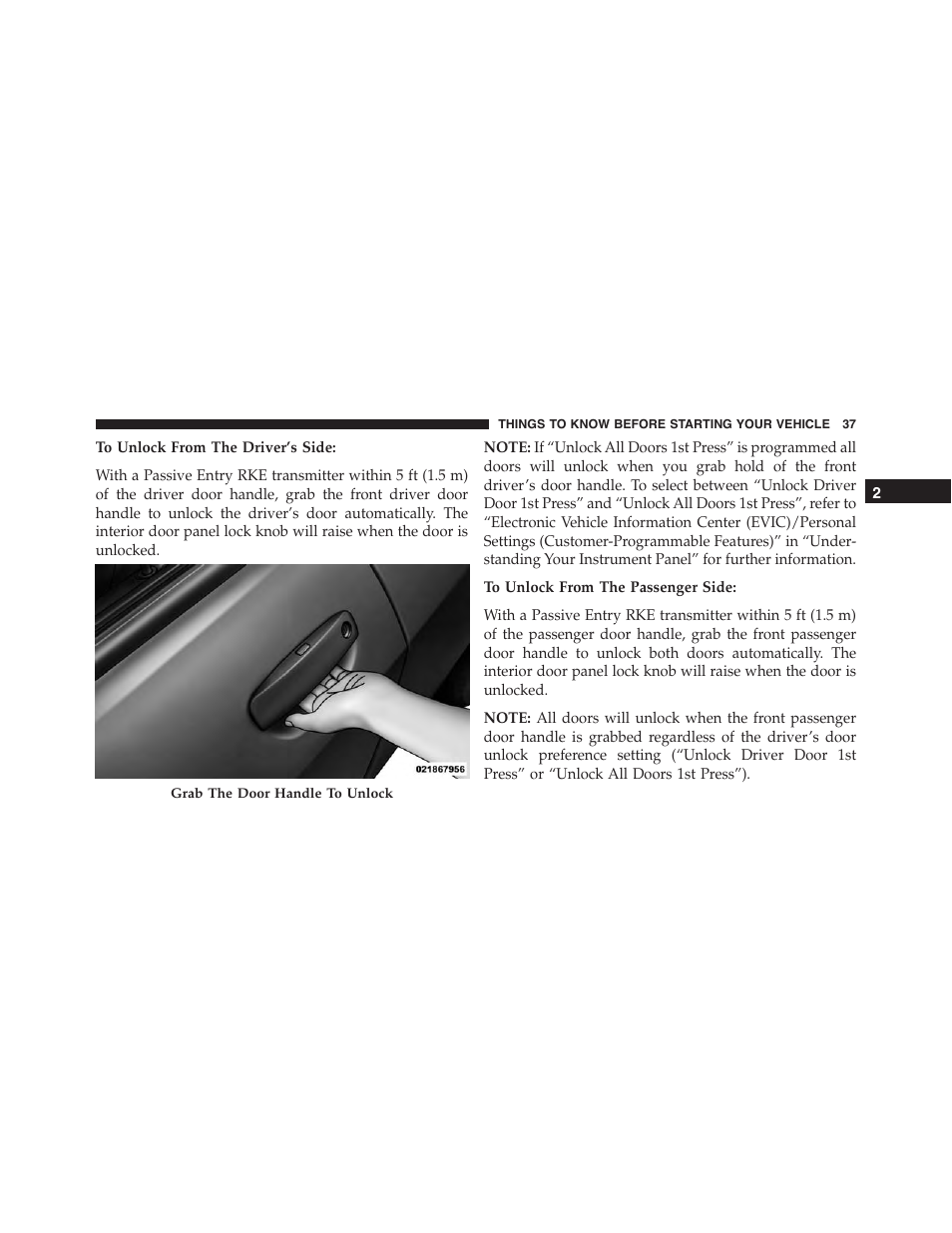 Dodge 2014 Challenger - Owner Manual User Manual | Page 39 / 541