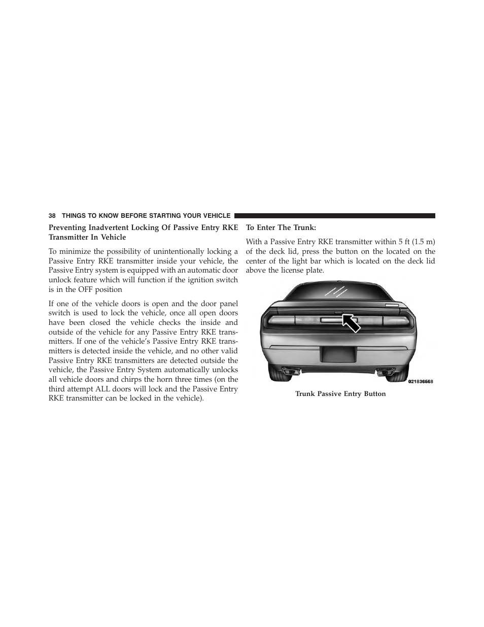 Dodge 2014 Challenger - Owner Manual User Manual | Page 40 / 541