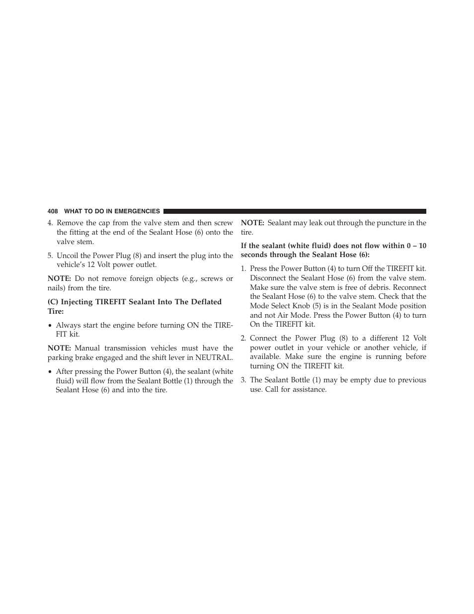 Dodge 2014 Challenger - Owner Manual User Manual | Page 410 / 541