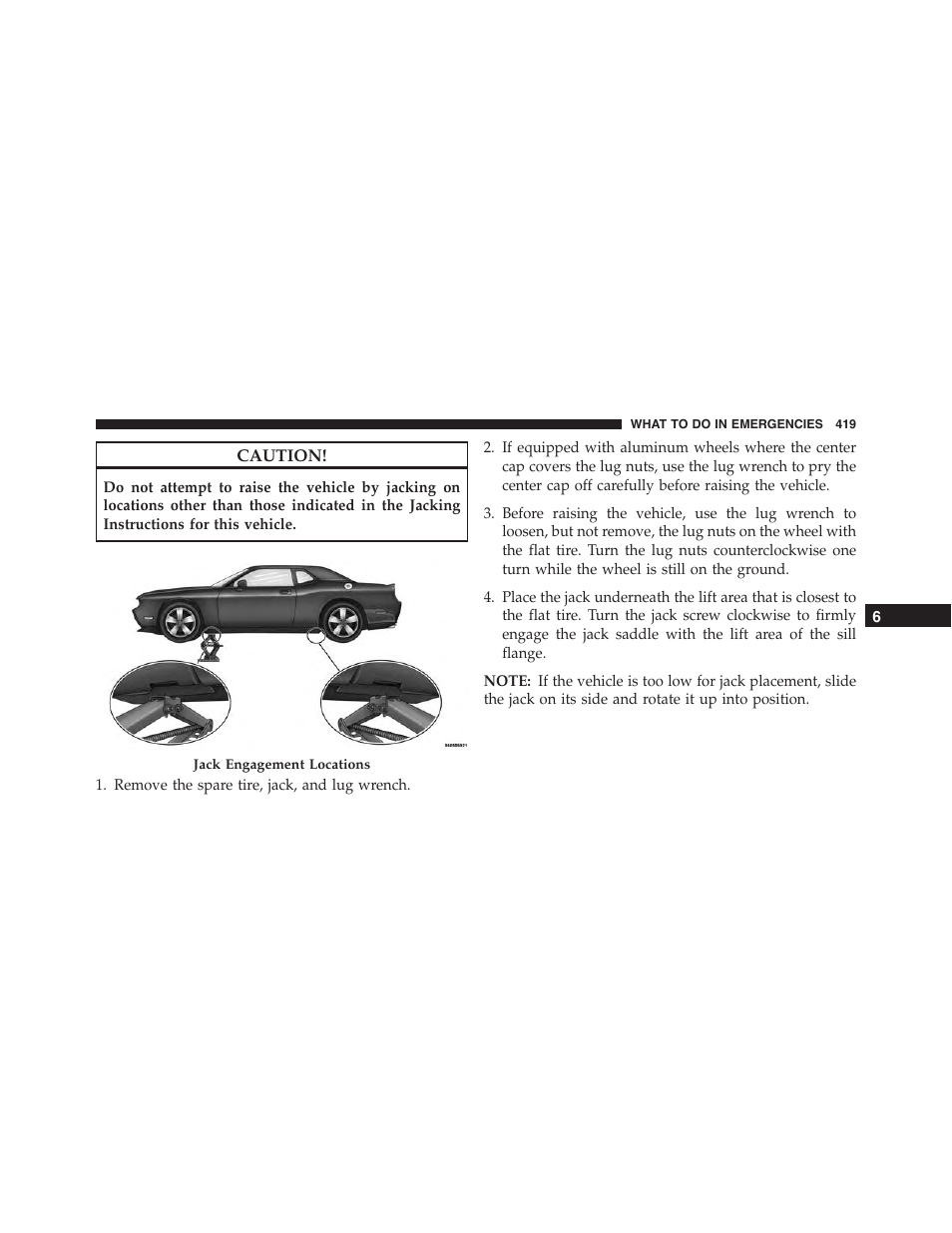 Dodge 2014 Challenger - Owner Manual User Manual | Page 421 / 541