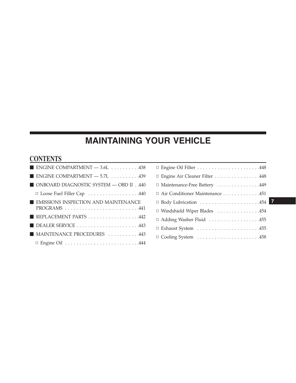 Dodge 2014 Challenger - Owner Manual User Manual | Page 437 / 541