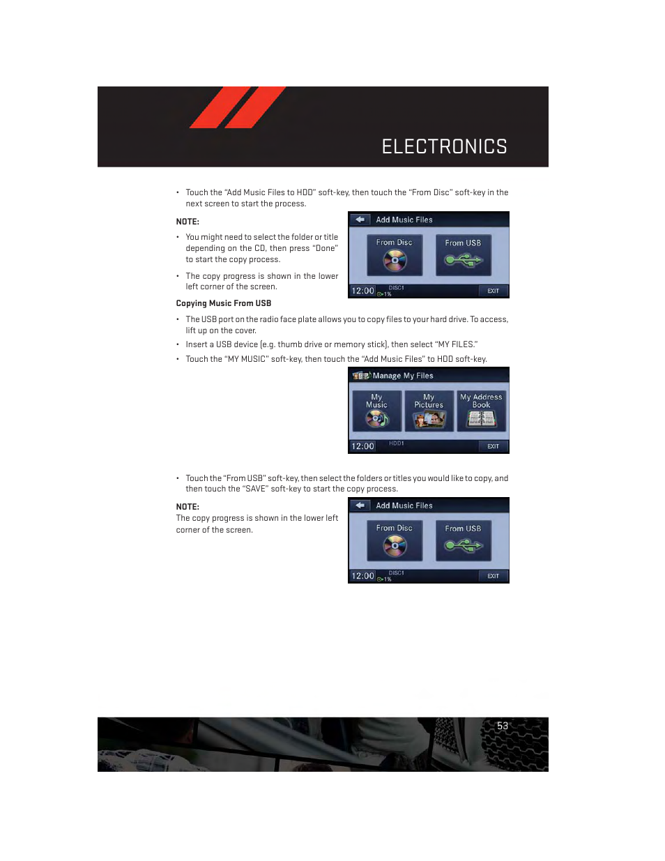 Electronics | Dodge 2014 Challenger_SRT - User Guide User Manual | Page 55 / 140