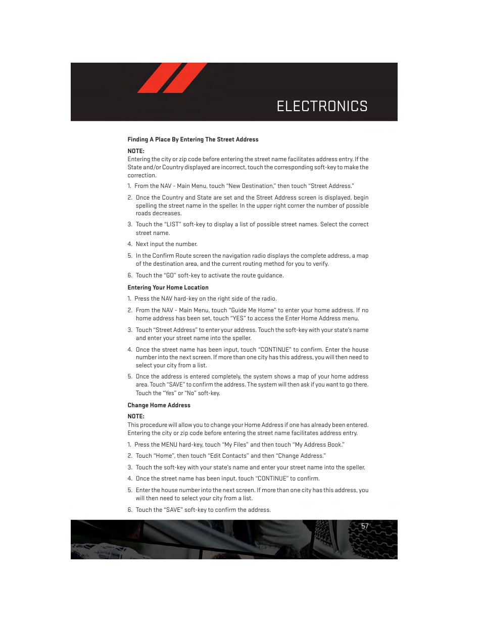 Electronics | Dodge 2014 Challenger_SRT - User Guide User Manual | Page 59 / 140