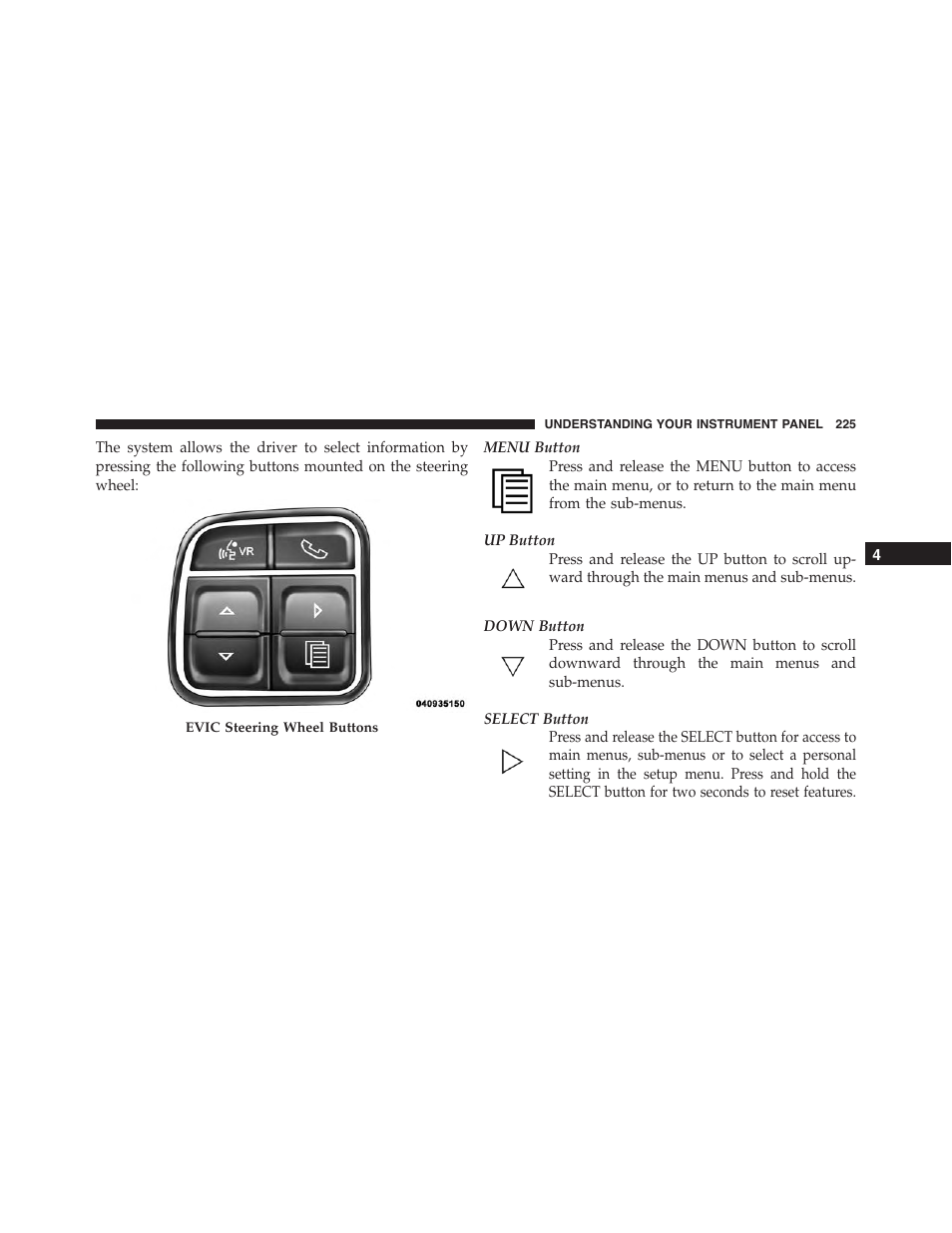 Dodge 2014 Challenger_SRT - Owner Manual User Manual | Page 226 / 529