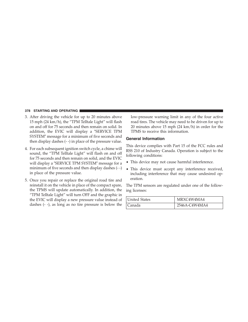 General information | Dodge 2014 Challenger_SRT - Owner Manual User Manual | Page 379 / 529