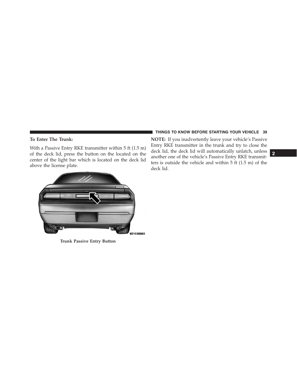 Dodge 2014 Challenger_SRT - Owner Manual User Manual | Page 40 / 529