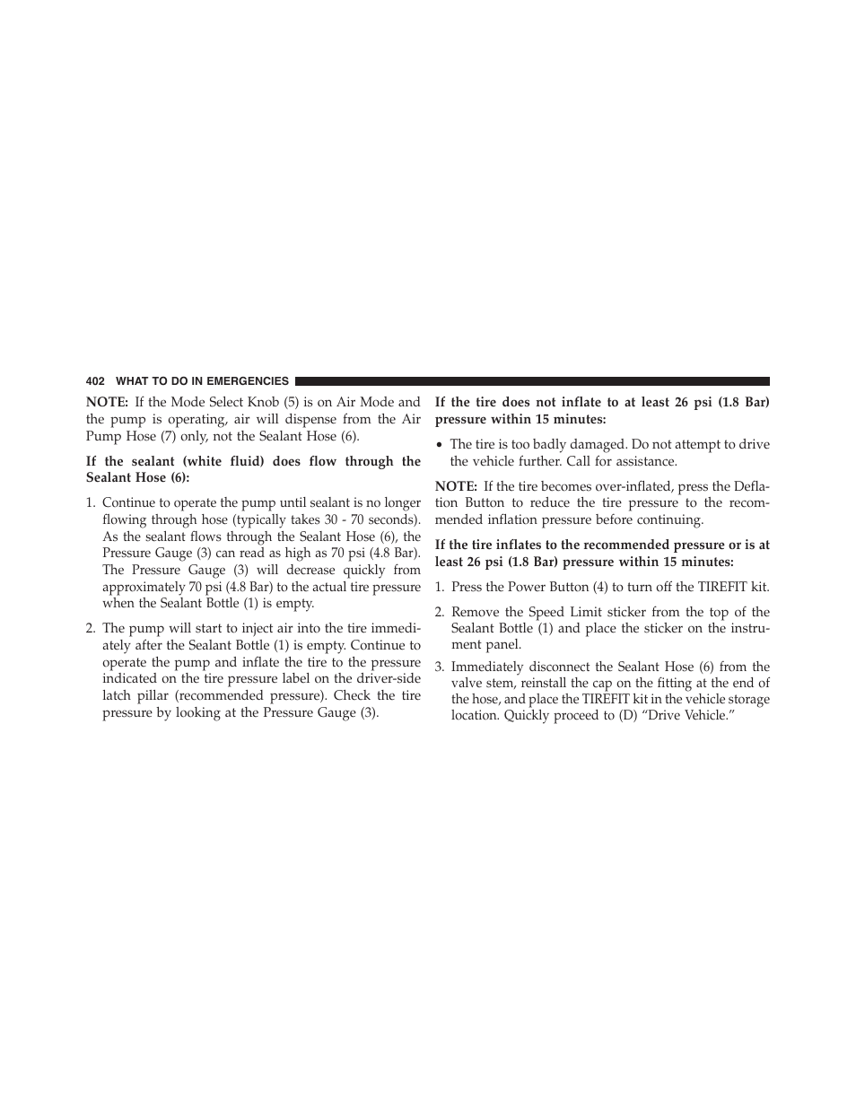 Dodge 2014 Challenger_SRT - Owner Manual User Manual | Page 403 / 529