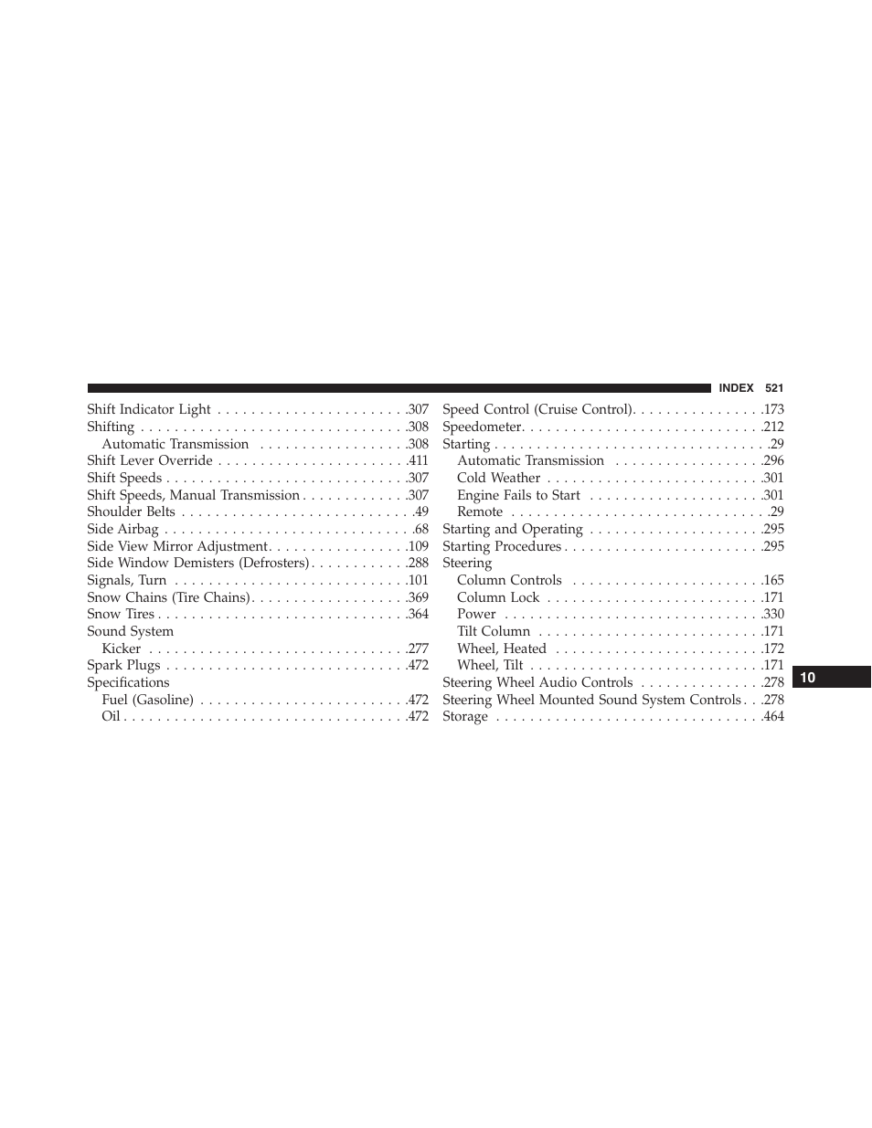 Dodge 2014 Challenger_SRT - Owner Manual User Manual | Page 522 / 529