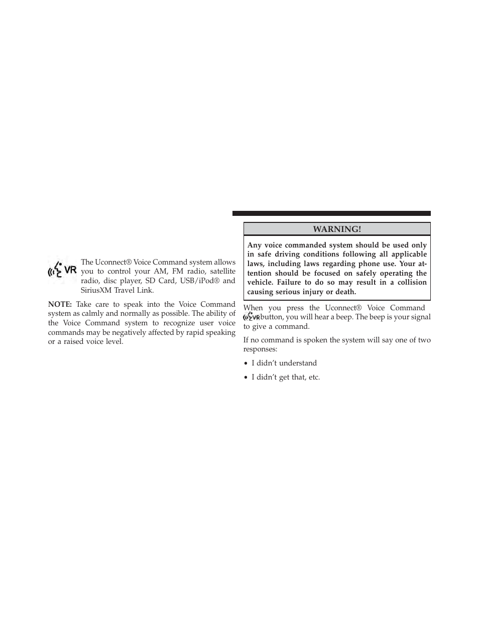 Voice command, Uconnect® 8.4/8.4 nav | Dodge 2014 Charger - Owner Manual User Manual | Page 186 / 635