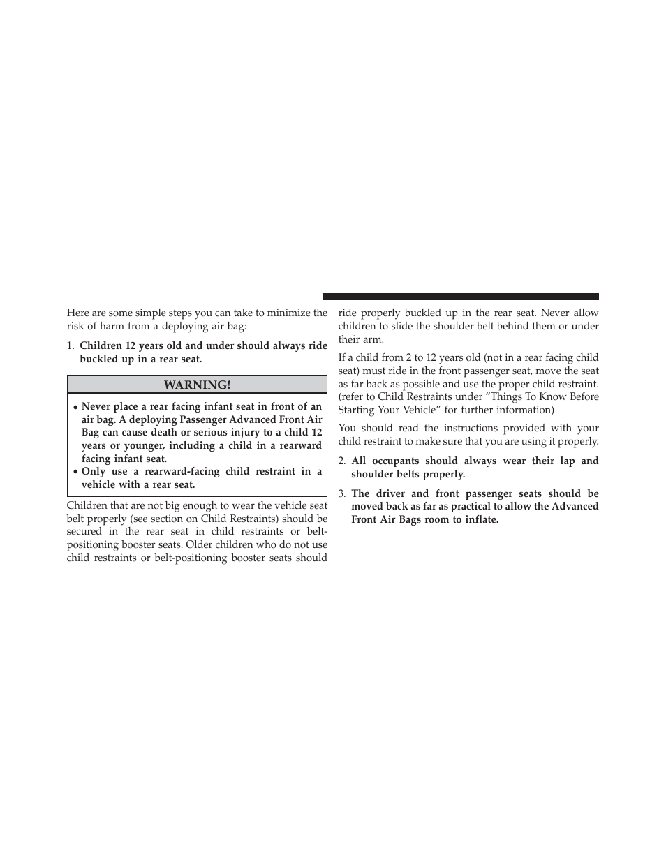 Dodge 2014 Charger - Owner Manual User Manual | Page 48 / 635