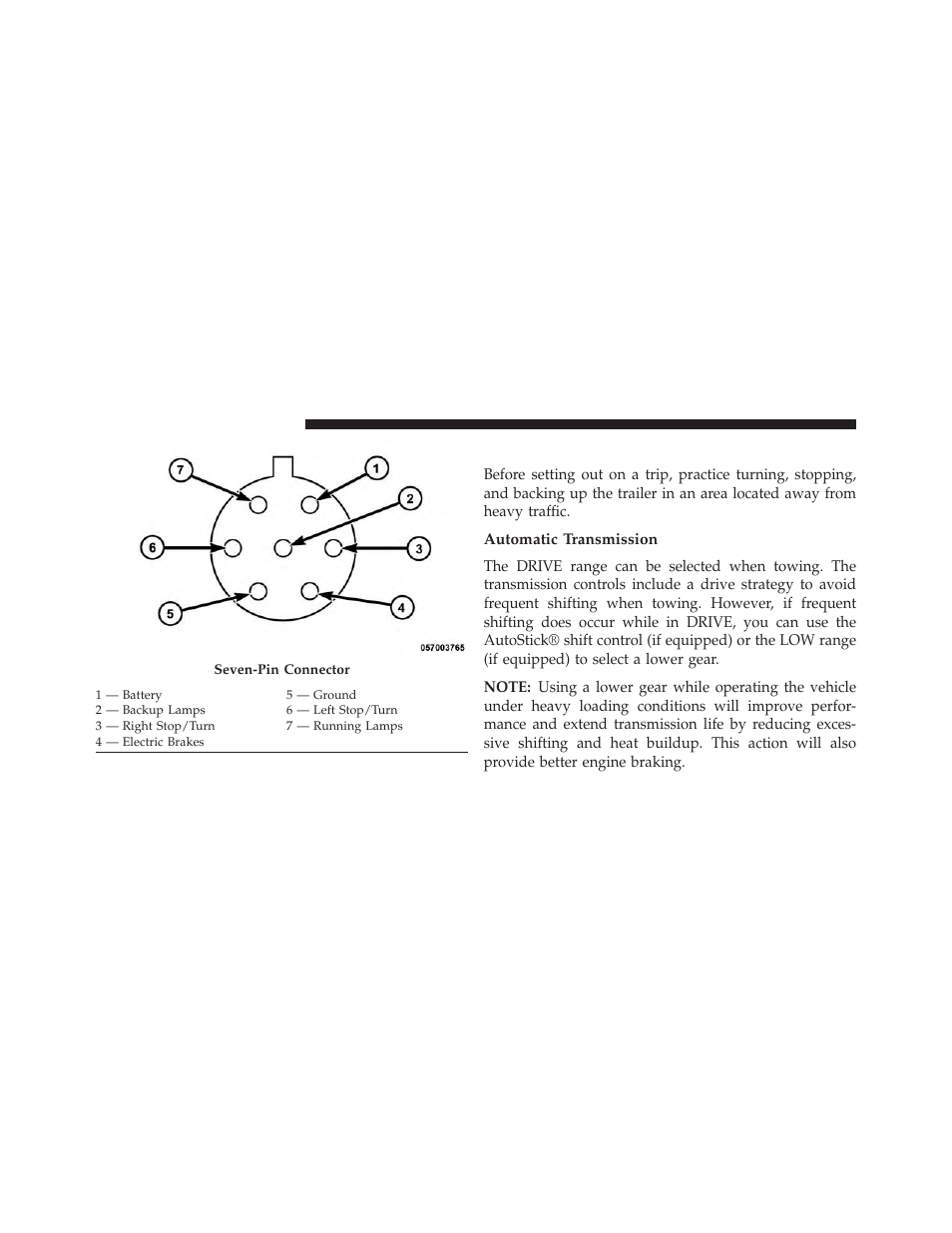 Towing tips, Automatic transmission | Dodge 2014 Charger - Owner Manual User Manual | Page 502 / 635