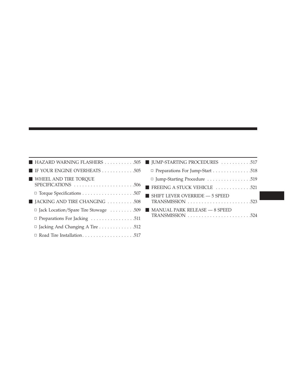 Dodge 2014 Charger - Owner Manual User Manual | Page 505 / 635