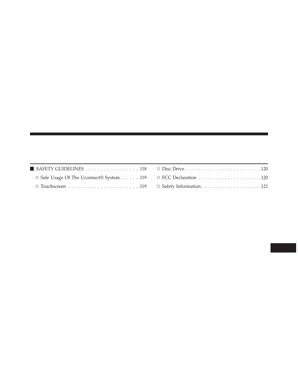 Chrysler 2014 300 SRT - Uconnect 4.3/8.4 Manual User Manual | Page 118 / 123