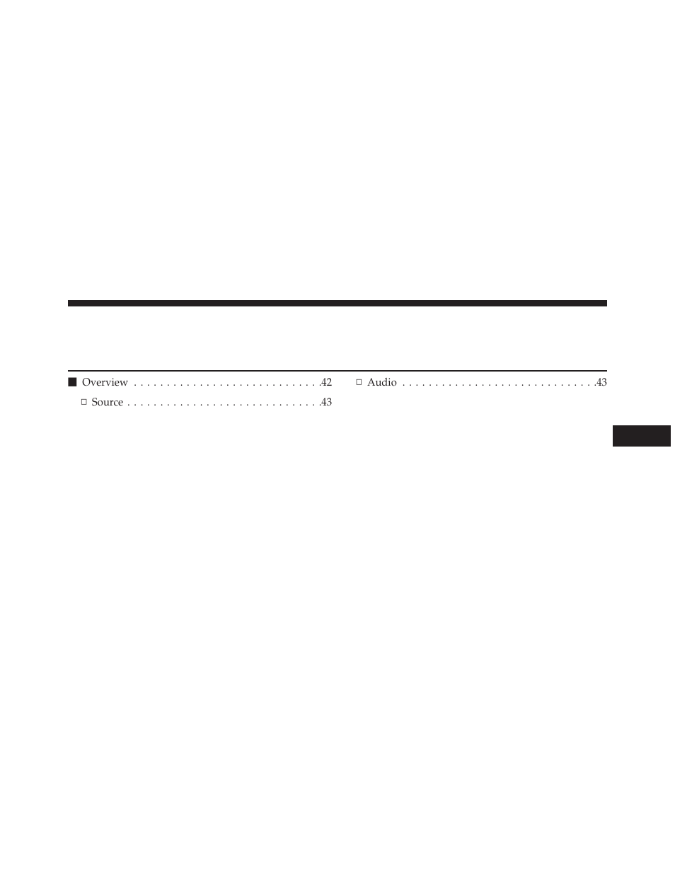 Chrysler 2014 300 SRT - Uconnect 4.3/8.4 Manual User Manual | Page 42 / 123