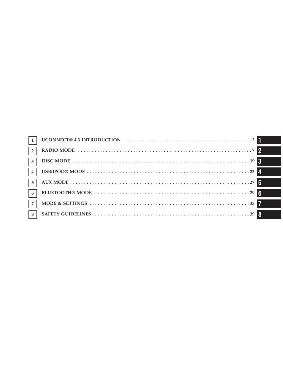 Dodge 2014 Journey - Uconnect 4.3 Manual User Manual | Page 2 / 45