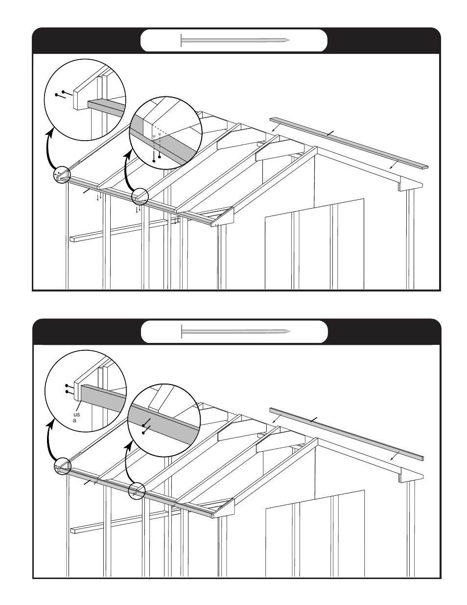 Trim, Moldura, Trim moldura | Backyard Storage Solutions 18276-1 User Manual | Page 18 / 32