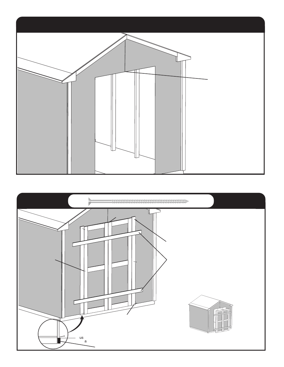 Door puerta | Backyard Storage Solutions 18276-1 User Manual | Page 23 / 32