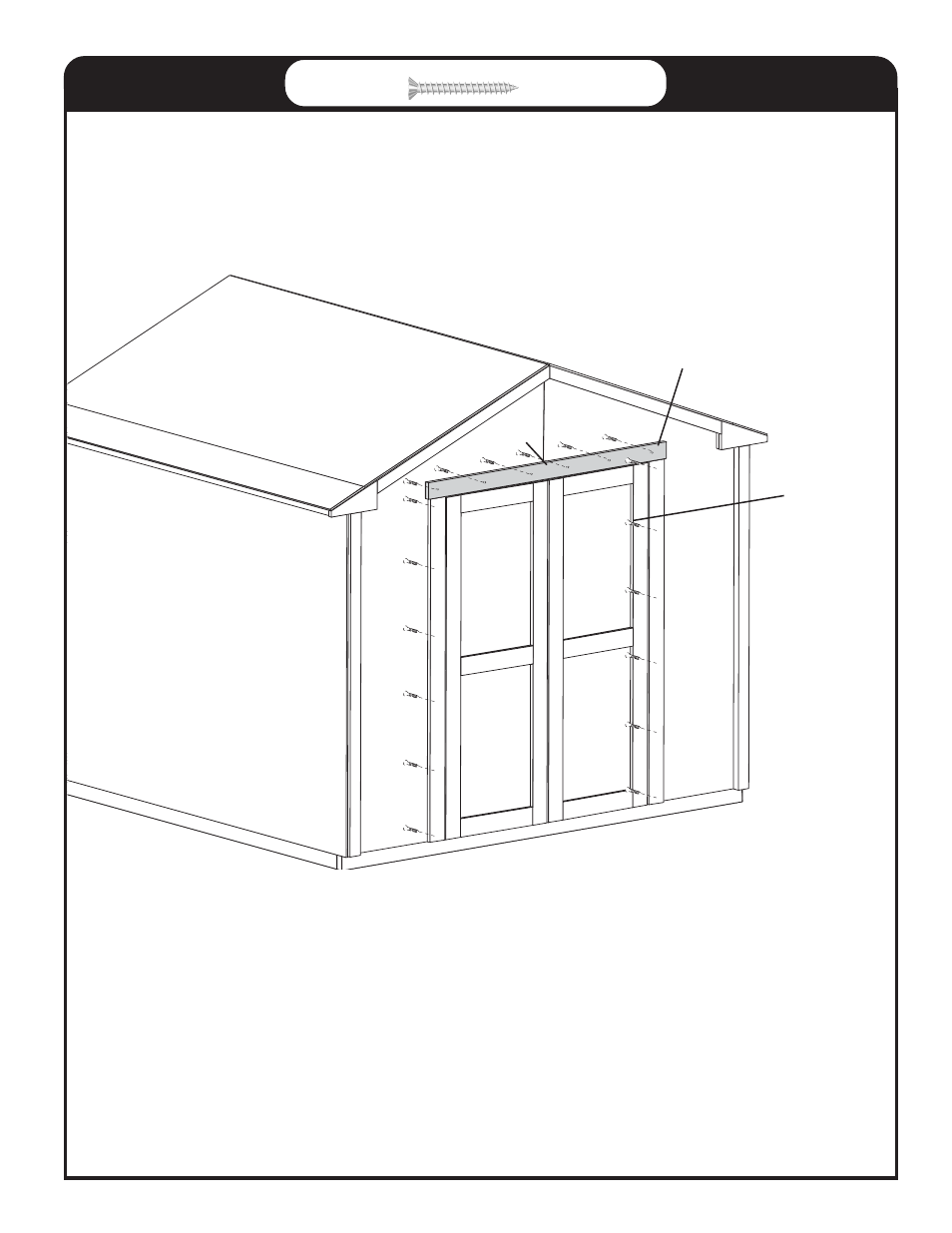 Door puerta | Backyard Storage Solutions 18276-1 User Manual | Page 24 / 32