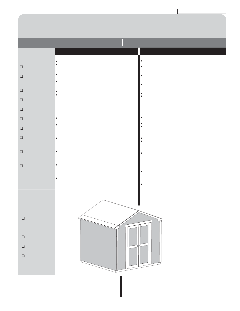 8’ wide gable techo a dos aguas 8, Marco series, Before you begin | Antes de empezar, First, Building codes, Check all parts, Important, Assistance required, Squareness is very important | Backyard Storage Solutions 18276-1 User Manual | Page 3 / 32