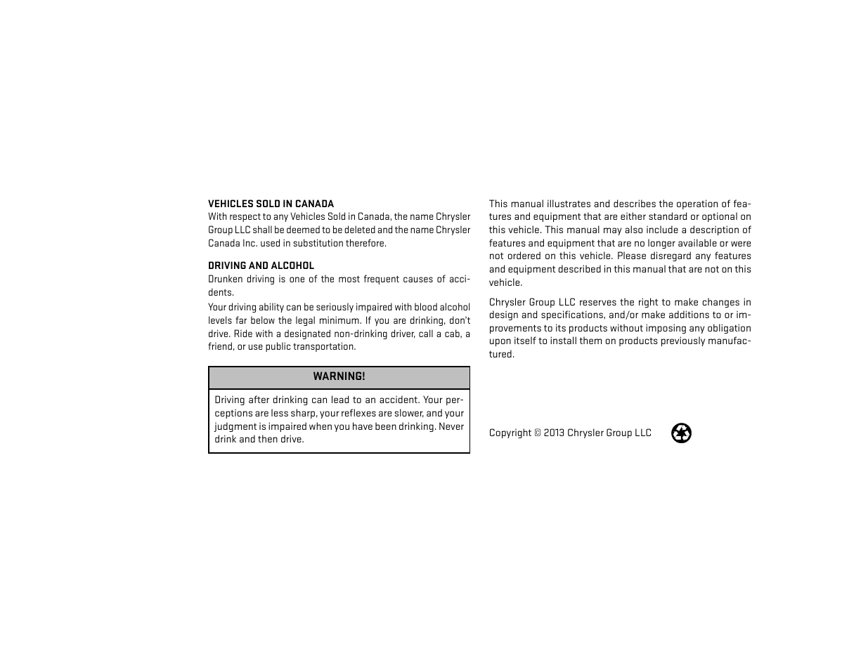 Dodge 2014 Charger-SRT - Owner Manual User Manual | Page 2 / 620