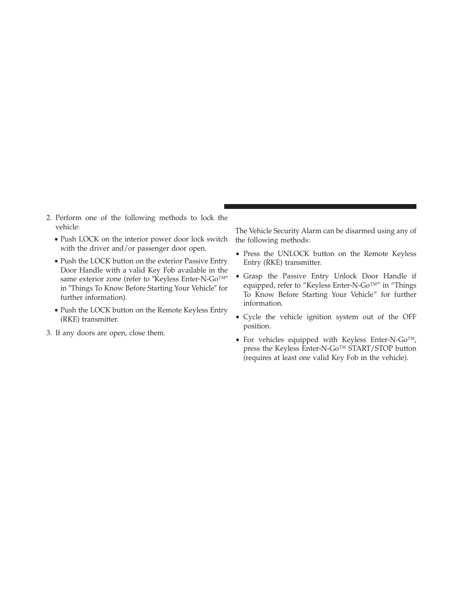 To disarm the system | Dodge 2014 Charger-SRT - Owner Manual User Manual | Page 22 / 620
