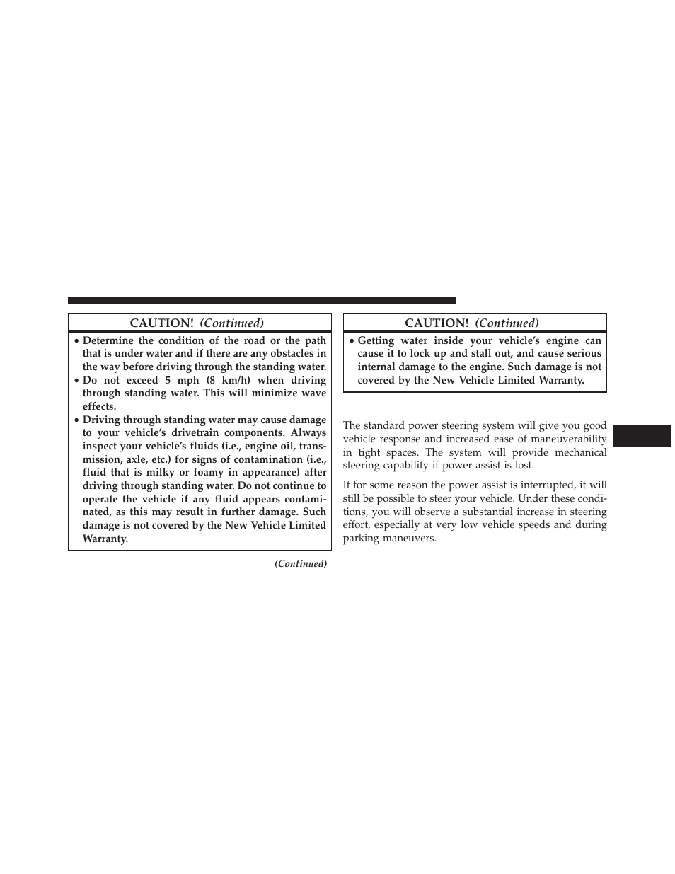 Power steering | Dodge 2014 Charger-SRT - Owner Manual User Manual | Page 427 / 620