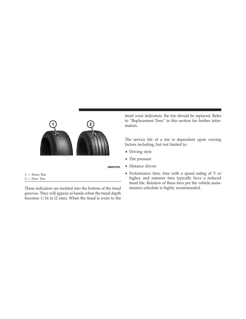 Life of tire | Dodge 2014 Charger-SRT - Owner Manual User Manual | Page 464 / 620