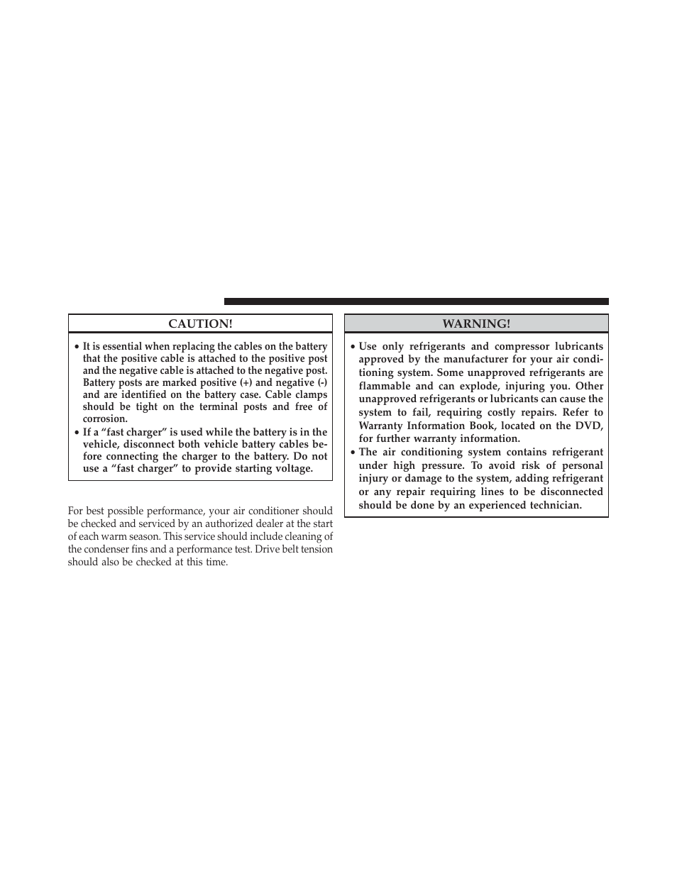 Air conditioner maintenance | Dodge 2014 Charger-SRT - Owner Manual User Manual | Page 524 / 620