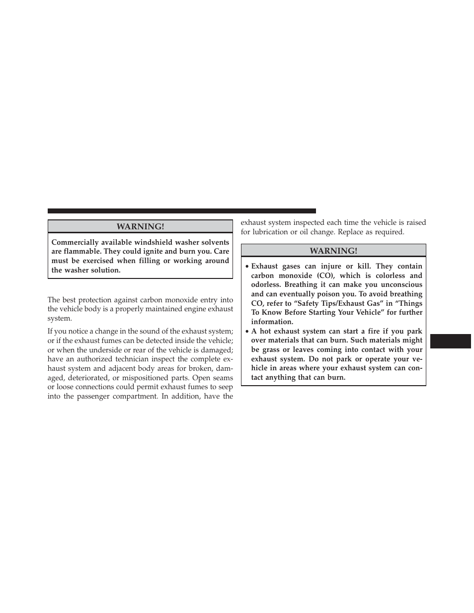 Exhaust system | Dodge 2014 Charger-SRT - Owner Manual User Manual | Page 529 / 620