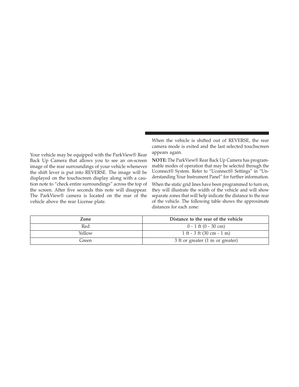 Parkview® rear back up camera — if equipped, Parkview® rear back up camera — if, Equipped | Dodge 2014 Dart - Owner Manual User Manual | Page 272 / 656